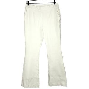 Soft Surroundings Women’s Perfect Ponte Pull On Bootcut Leggings Cream Size M